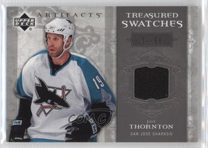 2006-07 Upper Deck Artifacts Treasured Swatches Silver /50 Joe Thornton #TS-JT