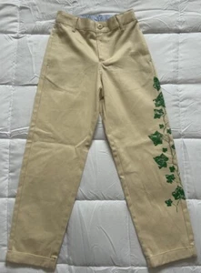 Rowing Blazers Medium 8 NWOT Ivy Khaki Tan Pants Adjustable Waist Boys - Picture 1 of 4