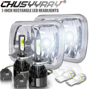 For Ford F150 F250 Truck E-150 1978-1986 7x6" inch LED Headlight Bulbs Kit Hi-Lo - Picture 1 of 12