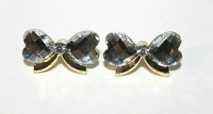 Gold Tone Stud Earrings Length Approx: 1/2" - Foto 1 di 2
