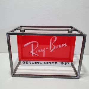Ray Ban Genuine since 1937 Aufsteller Deko Dekoration rot Metall Wippe - Bild 1 von 10