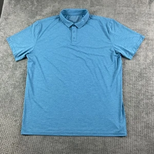 Camisa Polo Anetik Para Hombres XXXL Azul Rendimiento UPF 30+ Vint Protección UV Informal - Imagen 1 de 12