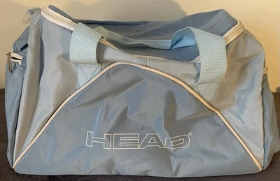 Head Vintage Holdall Baby Blue Travel Gym Duffle Carry On Bag. Used Once - Image 1 of 4