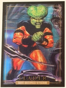 2024 SkyBox Marvel Masterpieces '92 Platinum Lenticular #42 Leader 👀 - Bild 1 von 2