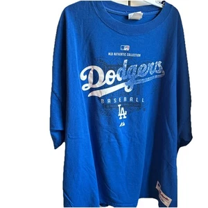 Camiseta majestuosa colección auténtica 2XL de los Dodgers de Los Ángeles MLB - Imagen 1 de 5