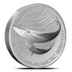 2022 1.5 oz Australian Blue Whale Silver Coin - Picture 1 of 2