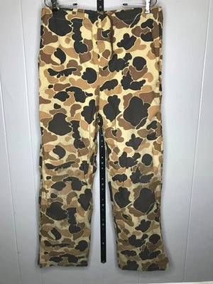 Pantalones de Caza Camuflaje Columbia Goretex De Colección Para Hombres MD Piel de Rana Pato Camuflaje Años 90 Foto 1 de 4