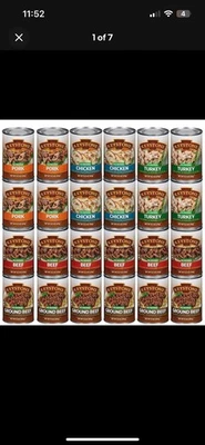 24 Cans- Keystone Variety Pack Meat 14oz Beef, Pork, G.Beef, Chicken, Turkey  - Image 1 of 4