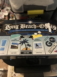 Long Beach Opoly California Board Game LBC Monopoly Missing Some Pieces - Picture 1 of 8