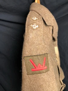 Original British Army Battledress Jacket - Size 4 - 35" Chest - 53rd Welsh - Picture 1 of 14
