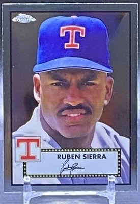2021 Topps Chrome Platinum Anniversary #567 Ruben Sierra Texas Rangers - Image 1 of 2