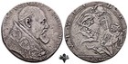 STATO PONTIFICIO Roma Piastra Papa Urbano VIII (1623-1644) ARGENTO