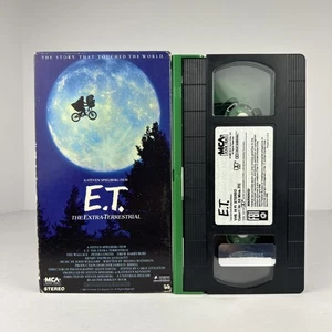 E.T. the Extra-Terrestrial (1982) VHS Rare Green Tape - Steven Spielberg - Picture 1 of 5