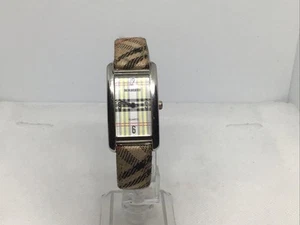 Burberry BU1015 Nova Check Stainless Steel Women's Watch - NEW BATTERY - Picture 1 of 10