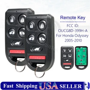 2 For 2005 2006 2007 2008 2009 2010 Honda Odyssey Remote Control Car Key Fob 6B - Picture 1 of 7