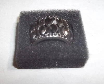 Anillo elástico Riva Mystic Gunflint estrás-NUEVO Foto 1 de 3