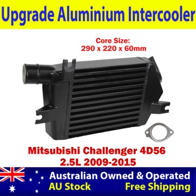 Upgrade Aluminium 60mm Intercooler For Mitsubishi Challenger 4D56 2.5L 2009-2015 - image 1 of 4
