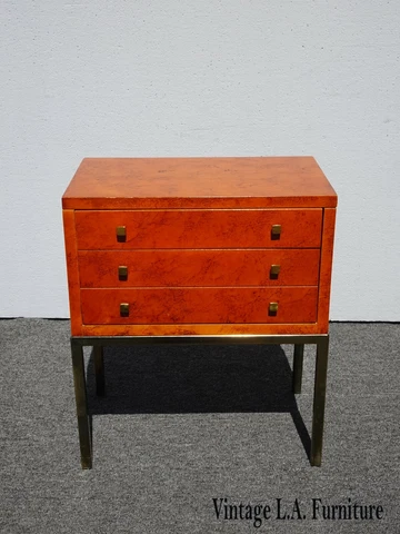 Vintage Mid Century Lane Furniture Side Table End Table Accent Table Cover
