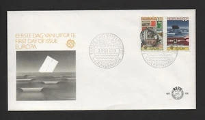 NETHERLANDS 1979 UNADDRESSED FDC - EUROPA & 75th ANNIV OF SCHEVENINGEN RADIO - Picture 1 of 1