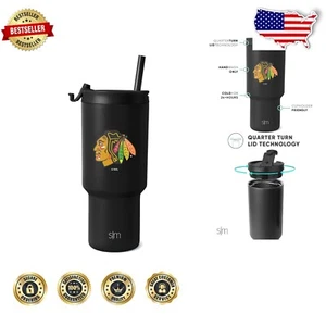 Elegant Chicago Blackhawks 30oz Insulated tumbler - Perfect for Home & On-the-Go - Picture 1 of 4
