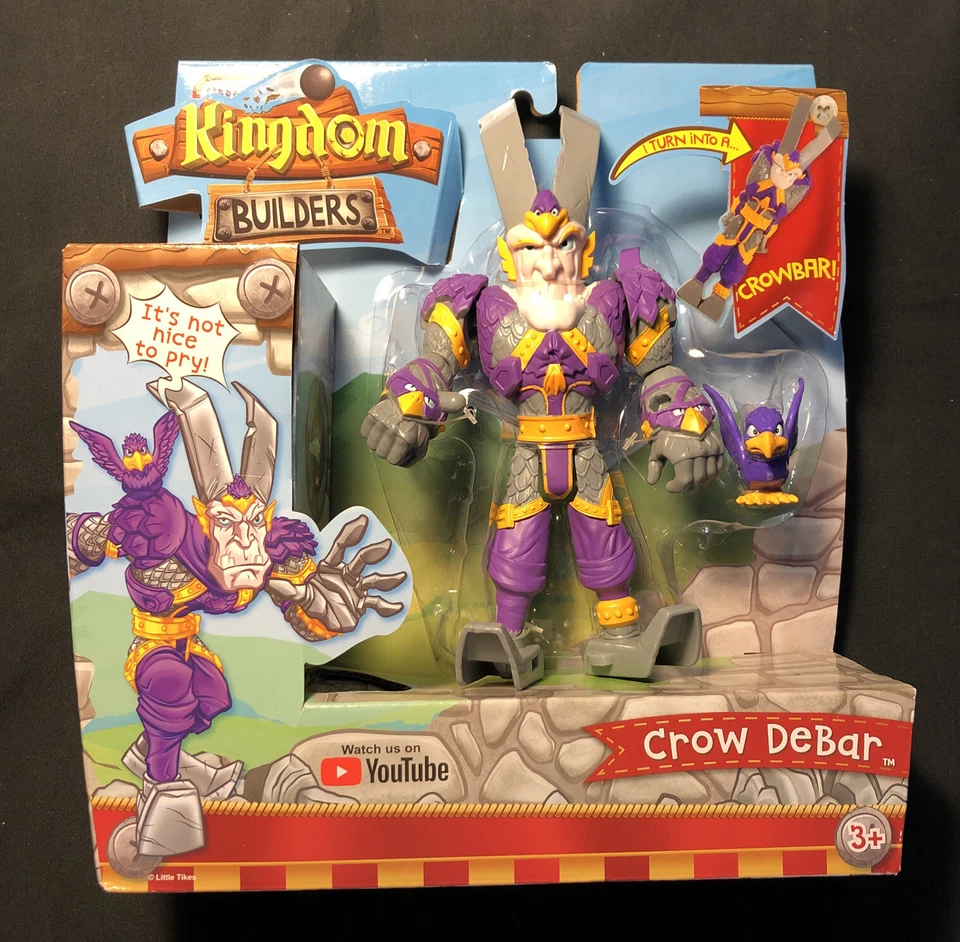 Little Tikes Kingdom Builders Crow DeBar Transforming Action Figure Brand New P Foto 1 de 4