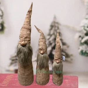 3xRetro Christmas Faceless Gnome Plush Dolls Xmas Ornament Toy Table Party Decor - Picture 1 of 5