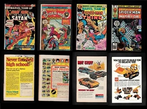 MARVEL TEAM UP 32 33 47 88 HUMAN TORCH SPIDER-MAN NIGHTHAWK THING INVISIBLE GIRL - Picture 1 of 9