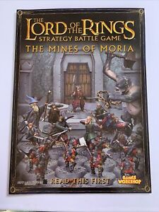Lord Of The Rings Mines of Moria Strategy Battle Game Book by Games Workshop