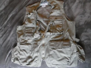 Mens Field & Stream Size XL Beige Vest pre Owned - Picture 1 of 15