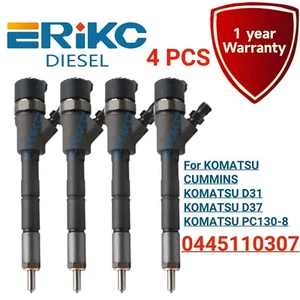 0445110307 Common Rail Injector for KOMATSU PC70-8 PC130-8 6271113100 4941109 - Picture 1 of 7