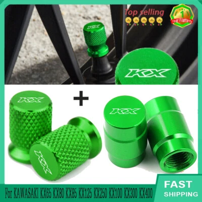 For KAWASAKI KX65 KX80 KX85 KX125 KX250 KX100 KX300 KX400 F R X tire valve cover - Image 1 of 4