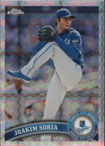 2011 Topps Chrome X-Fractors Kansas City Royals Baseball Card #88 Joakim Soria