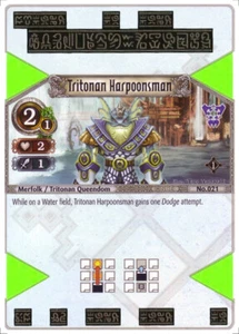 1x Tritonan Harpoonsman EOJ SET 1 #021 PS3 Eye Of Judgment Inglés Casi Nuevo/Sin usar C - Imagen 1 de 1