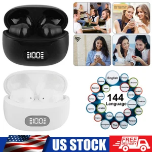 Auriculares Traductor de Voz Inteligente Bluetooth Inalámbricos Idiomas Traducción en Tiempo Real - Imagen 1 de 16