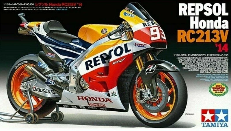 TAMIYA HONDA REPSOL RC213V 2014 1:12 COD.14130 - Immagine 1 di 1