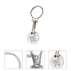 4 Pcs Trolley Remover Pendant Token Keychain Portable Decorate