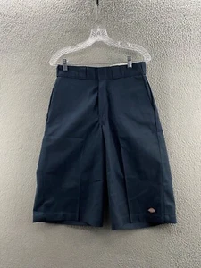Dickies Shorts Mens 30 Blue Loose Fit Work Short Workwear Actual 29x15 Twill - Picture 1 of 10