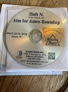 AA - Alcoholics Anonymous 12 Step Recovery Speaker CD Aim For Ames Roundup Bob N - Picture 1 of 1