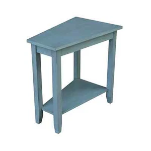 Corner End Table Between Two Chairs Couches Accent Side Chair For Storage Narrow - Picture 1 of 9