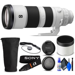 Sony FE 200-600mm f/5.6-6.3 G OSS Lens + Cap Keeper + Cleaning Kit