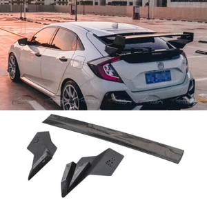 Alerón trasero de fibra de carbono para Honda Civic M-ugen FK8 FK7 2016-2021 - Imagen 1 de 12