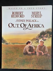 Out of Africa Screening Program 1985 Robert Redford, Meryl Streep, rare! - Bild 1 von 1