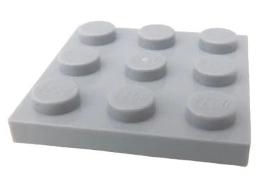 Lego 10 Stück Platte 3x3 in hellgrau (light bluish gray) 11212 Platten Basic Neu - Bild 1 von 2
