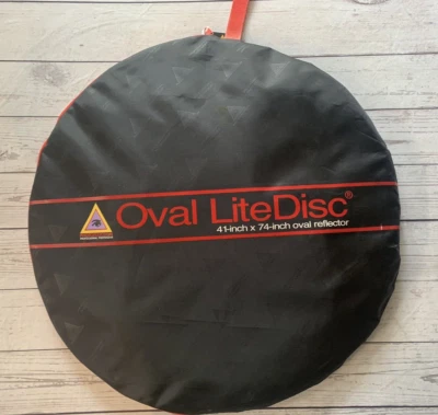 Reflector ovalado plegable Photoflex LiteDisc blanco/plateado (41 x 74") Foto 1 de 4