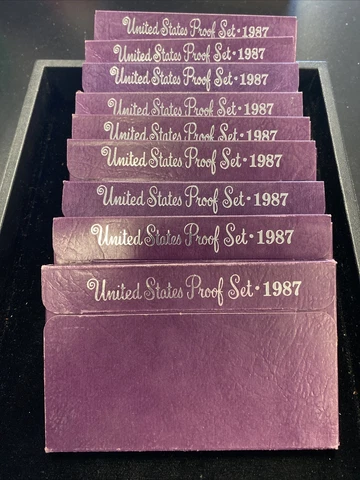 1987 US Mint Proof Set Cover