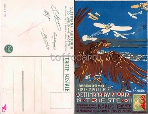 AVIAZIONE CIVILE LIBERTY-CAMBON-SETTIMANA AVIATORIA-ZAULE TRIESTE 1911-C30-58 - Picture 1 of 1