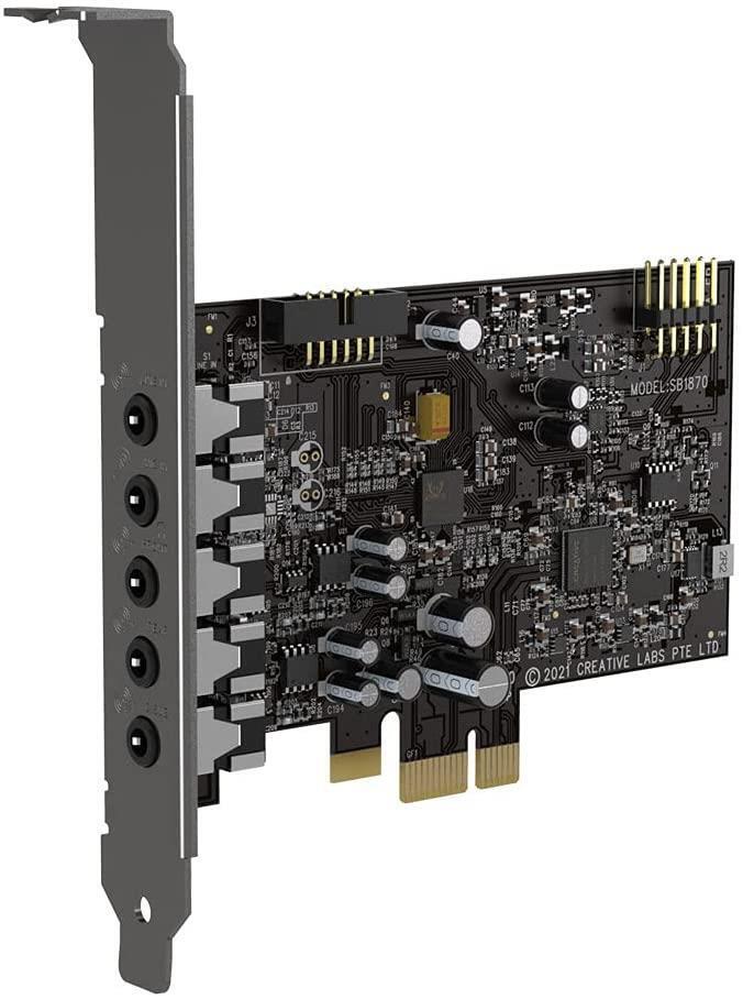 Creative Sound Blaster SB1870 Audigy Fx V2 Upgradable Internal PCI-e Sound Card. Available Now for $34.98