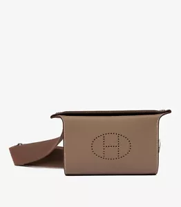 Hermès Etoupe Togo Leder Videtaschen - Bild 1 von 11