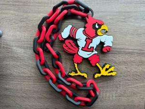 Louisville Cardinals Oversized Pendant Necklace – College Sports Fan Gift - Picture 1 of 1