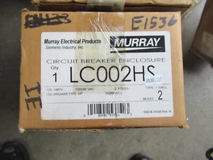 Murray LC002HS Circuit Breaker Enclosure 125 Amp 120/240 Volt 2P -E1536-NEW-B - Picture 1 of 4